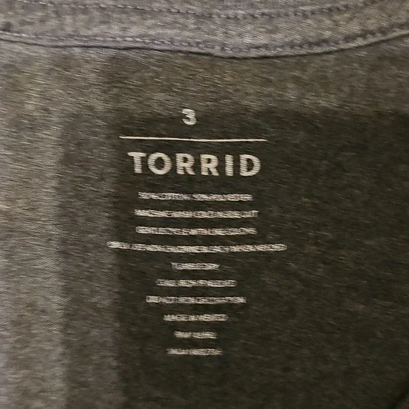 🩶Torrid Charcoal Gray Graphic Tee - The Struggle Is Real - Picture 2 of 3